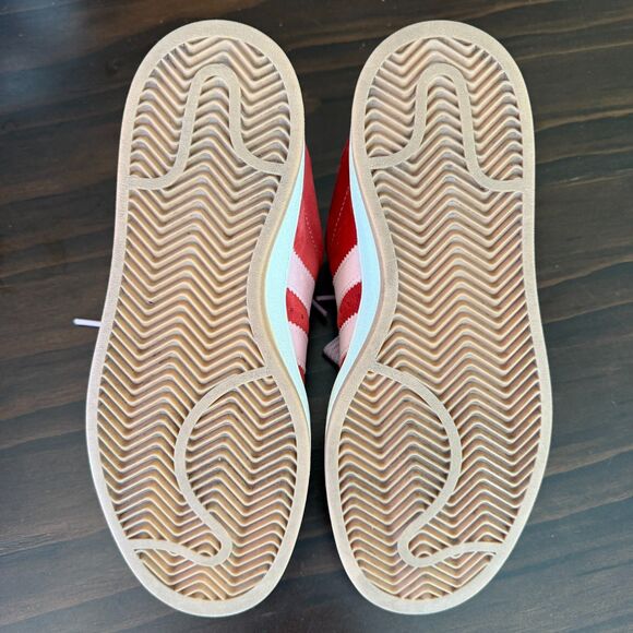 Size 7.5 - adidas Campus 00s Low Scarlet Red Gum sole - H03477 - Picture 7 of 14